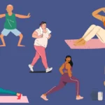 different exercise position