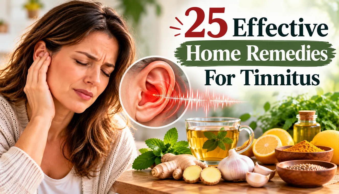 25 Effective Home Remedies for Tinnitus-fetured image