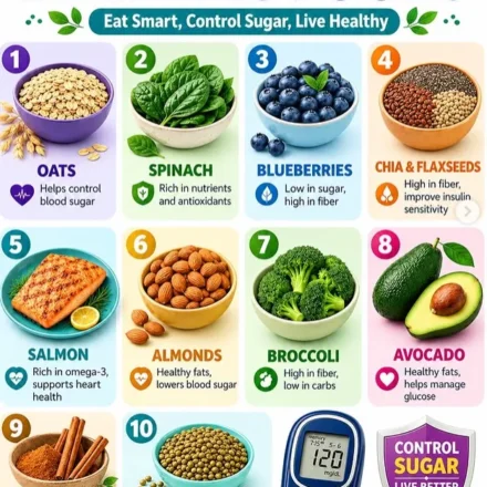 Diabetes 12 Superfoods list