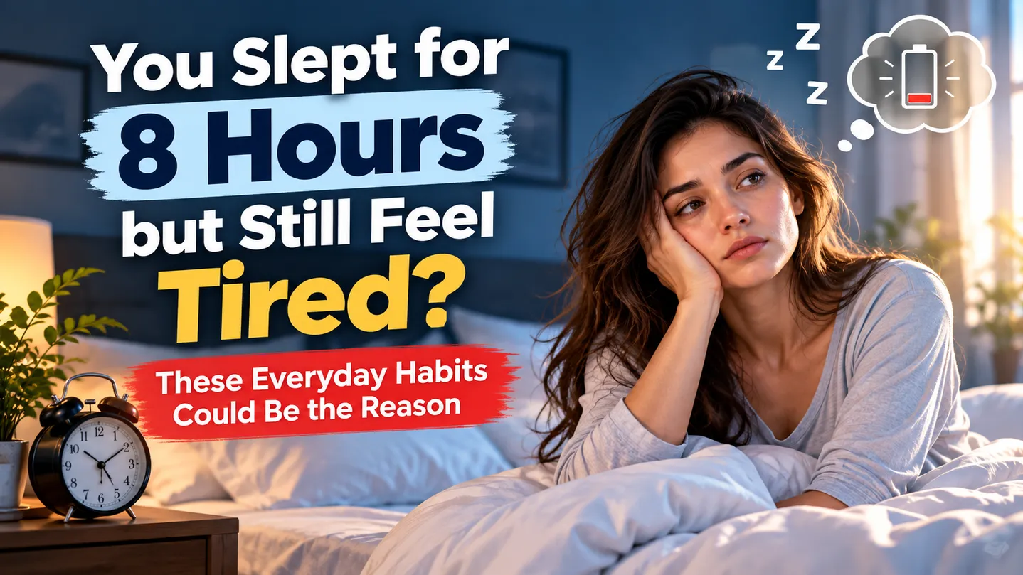 Slept 8 Hours but Still Tired? 9 Everyday Habits That May Be the Reason 1 Slept 8 Hours but Still Tired? 9 Everyday Habits That May Be the Reason