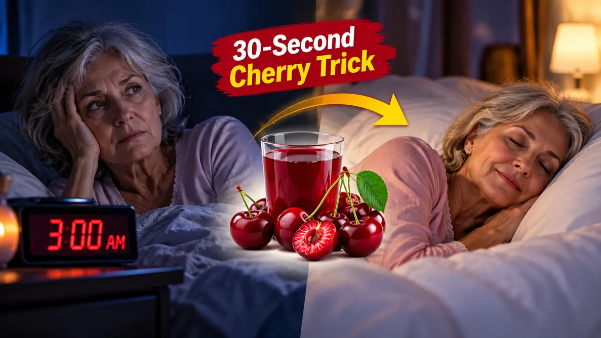 Cherry trick and nighttime sleep routine