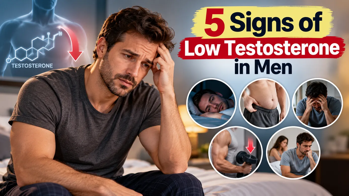 5 Signs of Low Testosterone in Men (and When to Get Tested)