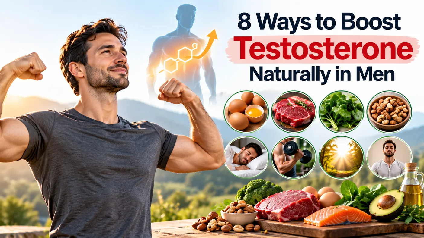 8 Ways to Boost Testosterone Naturally in Men (What Actually Works)